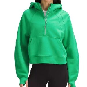Lululemon Oversized Half Zip Scuba Hoodie Punch Size XL/XXL NEW